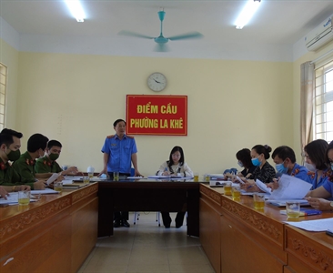 Viện KSND quận Hà Đông trực tiếp kiểm sát việc thi hành án hình sự tại UBND...